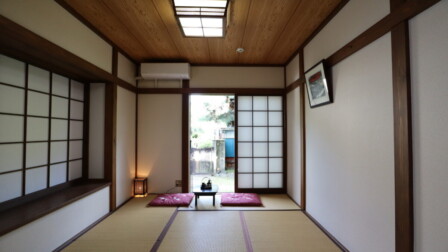 和室6畳 江の島の海の近くの民泊の和室