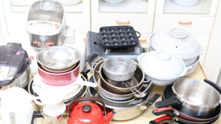 調理器具 鎌倉近くの貸切旅館にある調理器具