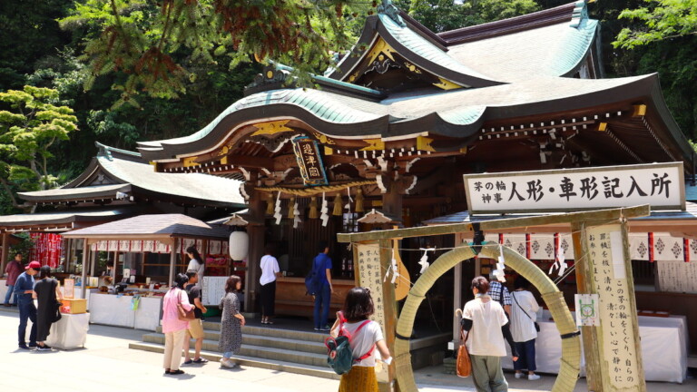 江島神社の辺津宮 江島神社の辺津宮